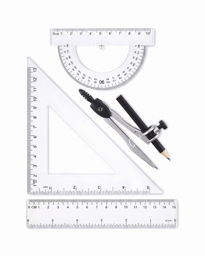 Piece maths set - maths, geometry