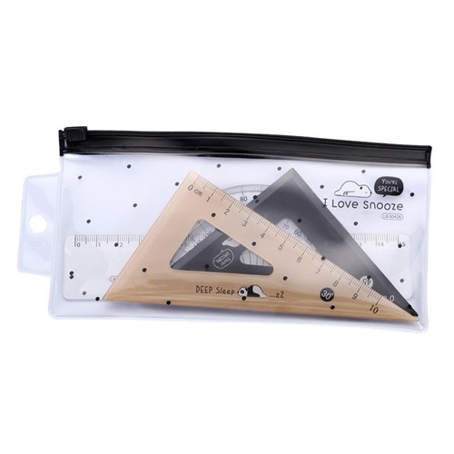 4pcs geometry math ruler - 4pcs,