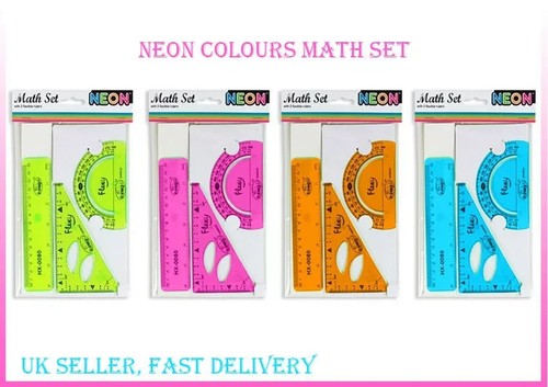 Neon maths set - neon,