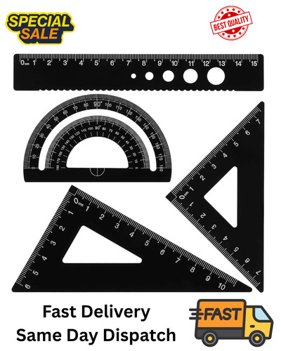 Metal protractor set - metal,