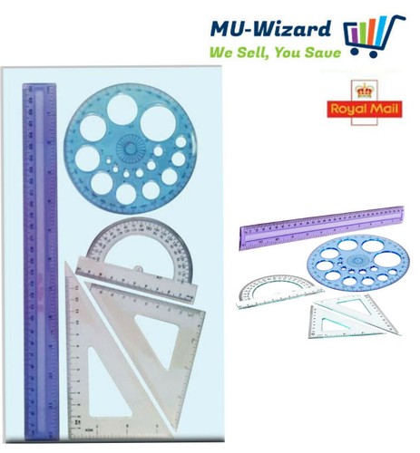 5pc maths geometry set - geometry, 30cm