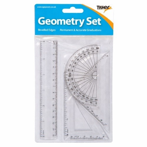 Maths geometry set - geometry, items