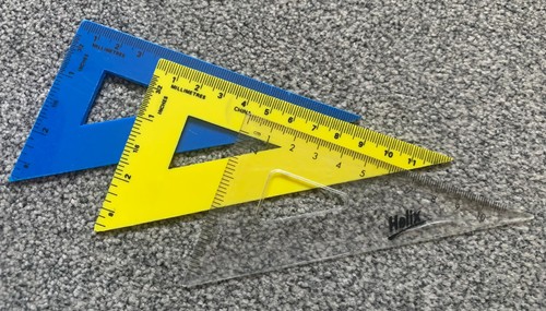 Set square triangle - set,