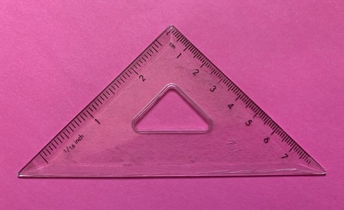 Set square triangle - triangle, ruler