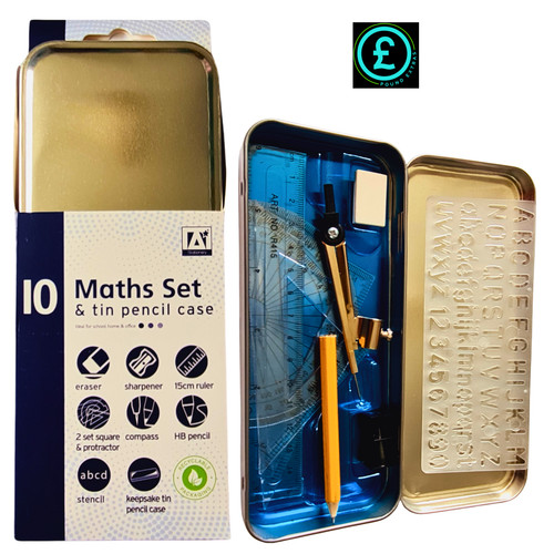 School stationary maths set - stationary,