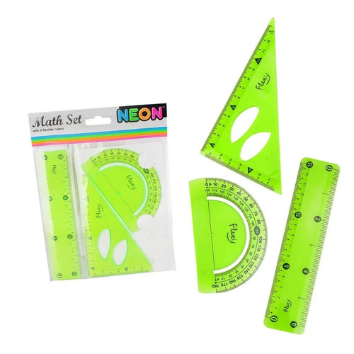 Neon maths set 3pc - neon,