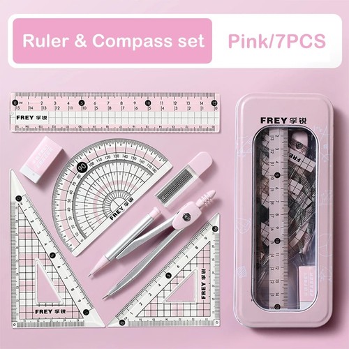 7pcs maths geometry set - 7pcs,