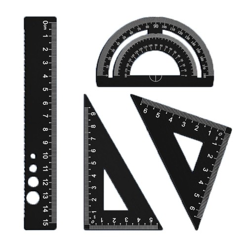 Metal protractor set - protractor,