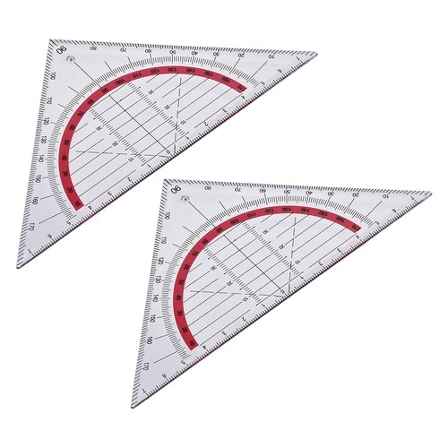 Triangle ruler square - triangle, 90mm